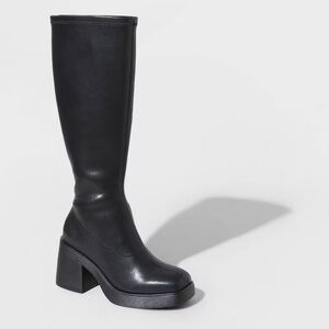 Wild Fable Azzahya Stretch Tall Dress Boots with Memory Foam Insole
